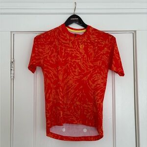 Pearl Izumi Red and Yellow Cycling Jersey